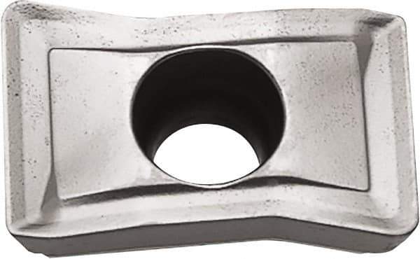 Kyocera - GOMT08 D Grade PR1225 Carbide Milling Insert - Megacoat Finish, 2.78mm Thick, 0.8mm Corner Radius - USA Tool & Supply