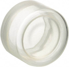 Schneider Electric - Extended Straight Pushbutton Switch Boot - Clear, Round Button - USA Tool & Supply