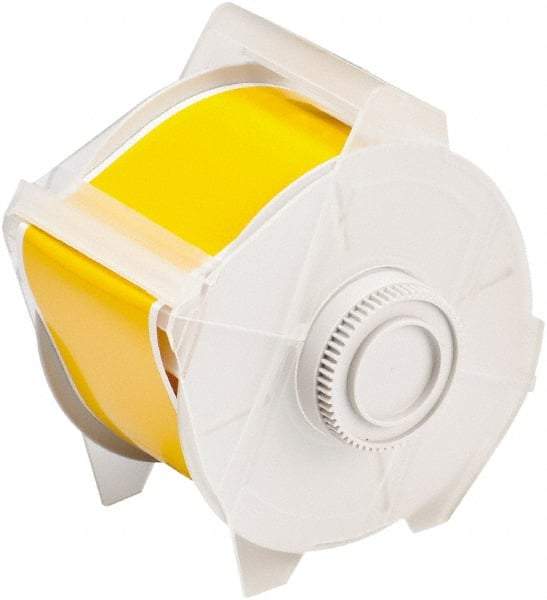 Brady - 2-1/4" Wide x 1,200" Long, Yellow Vinyl Tape - For Globalmark Industrial Labeling System - USA Tool & Supply