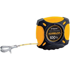 Komelon - 100' x 3/8" Yellow Blade Tape Measure - USA Tool & Supply