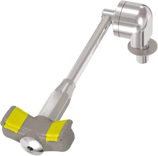 Bradley - Deck Mount, Eyewash Station - 1/2" Inlet, 30 psi Flow, 0.4 GPM Flow Rate - USA Tool & Supply