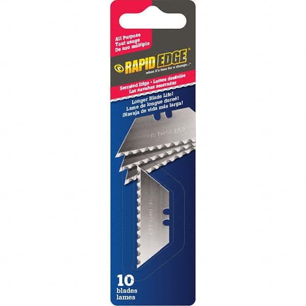 Rapid Edge - Knife Blades Type: Utility Knife Blade Material: Carbon Steel - USA Tool & Supply