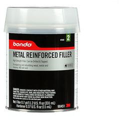 Bondo Metal Reinforced Filler 90451 0.7 Pint - USA Tool & Supply