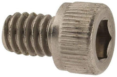 Value Collection - #8-32 UNC Hex Socket Drive, Socket Cap Screw - Grade 18-8 Stainless Steel, Uncoated, 1/4" Length Under Head - USA Tool & Supply