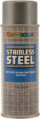 Seymour of Sycamore - Stainless Steel, 13 oz Net Fill, Satin, Metallic Spray Paint - 13 oz Container - USA Tool & Supply