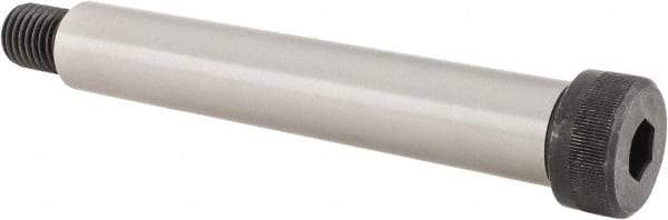 Value Collection - 1" Shoulder Diam x 6" Shoulder Length, 3/4-10 UNC, Hex Socket Shoulder Screw - 4140 Alloy Steel, Uncoated, 5/8" Head Height x 1-5/16" Head Diam - USA Tool & Supply