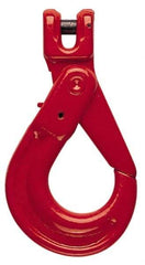 Pewag - 5/8 Inch Chain Diameter, Grade 80 Clevis Hook - 18,100 Lbs. Load Capacity, 0/01 Inch Inside Diameter, 53/64 Inch Pin Diameter, 2-23/64 Inch Hook Throat, 1-3/8 Inch Hook Width - USA Tool & Supply