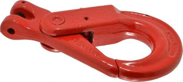 Pewag - 5/16 Inch Chain Diameter, Grade 80 Clevis Hook - 4,500 Lbs. Load Capacity, 23/64 Inch Inside Diameter, 23/64 Inch Pin Diameter, 1-37/64 Inch Hook Throat, 1-11/32 Inch Hook Width - USA Tool & Supply