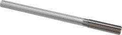 Made in USA - 0.627" High Speed Steel 8 Flute Chucking Reamer - Straight Flute, 0.5615" Straight Shank, 2-1/4" Flute Length, 9" OAL - USA Tool & Supply