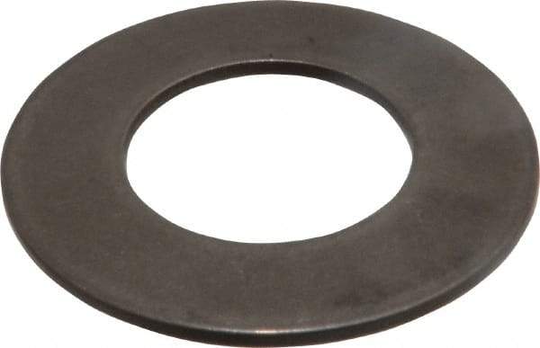 Made in USA - 0.642" ID, Grade 17-7 PH Stainless Steel, Belleville Disc Spring - 1.24" OD, 0.085" High, 0.049" Thick - USA Tool & Supply