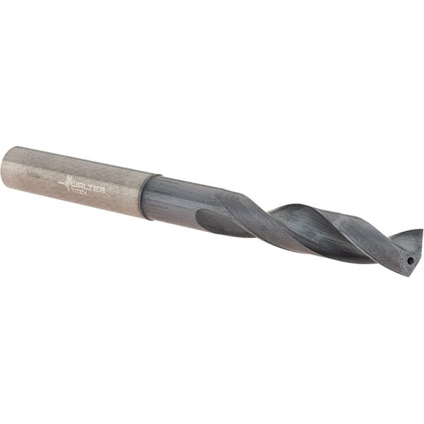 Walter-Titex - 3/8" 150° Spiral Flute Solid Carbide Screw Machine Drill Bit - USA Tool & Supply
