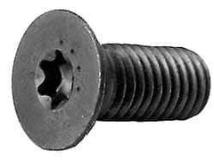 Camcar - #10-24 UNC Torx Plus Drive, 82° Flat Screw - Alloy Steel, Black Oxide Finish, Fully Threaded, 1" OAL - USA Tool & Supply
