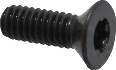 Camcar - #8-32 UNC Torx Plus Drive, 82° Flat Screw - Alloy Steel, Black Oxide Finish, Fully Threaded, 1/2" OAL - USA Tool & Supply