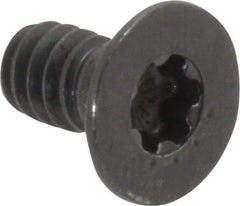 Camcar - #10-24 UNC Torx Plus Drive, 82° Flat Screw - Alloy Steel, Black Oxide Finish, Fully Threaded, 3/8" OAL - USA Tool & Supply