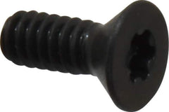 Camcar - #10-24 UNC Torx Plus Drive, 82° Flat Screw - Alloy Steel, Black Oxide Finish, Fully Threaded, 1/2" OAL - USA Tool & Supply