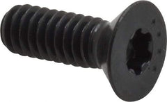 Camcar - 1/4-20 UNC Torx Plus Drive, 82° Flat Screw - Alloy Steel, Black Oxide Finish, Fully Threaded, 3/4" OAL - USA Tool & Supply