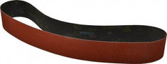 3M - 2-1/2" Wide x 48" OAL, 60 Grit, Ceramic Abrasive Belt - Ceramic, Medium, Coated, YF Weighted Cloth Backing, Wet/Dry, Series 777F - USA Tool & Supply