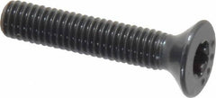 Camcar - #10-32 UNF Torx Plus Drive, 82° Flat Screw - Alloy Steel, Black Oxide Finish, Fully Threaded, 1" OAL - USA Tool & Supply