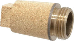 Legris - 3/8 BSPP, 37mm OAL, Muffler - 175 Max psi, 10.5 CFM, 108 Decibel Rating, Bronze - USA Tool & Supply