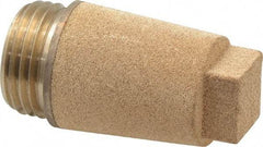 Legris - 1/2 BSPP, 40mm OAL, Muffler - 175 Max psi, 11 CFM, 108 Decibel Rating, Bronze - USA Tool & Supply