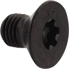 Camcar - 5/16-24 UNF Torx Plus Drive, 82° Flat Screw - Alloy Steel, Black Oxide Finish, Fully Threaded, 1/2" OAL - USA Tool & Supply