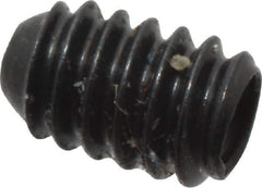 Made in USA - #2-56 UNC, 1/8" Length Under Head, Cup Point Set Screw - Grade 8 Alloy Steel, 0.035" Key - USA Tool & Supply