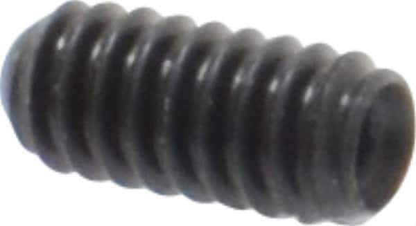 Made in USA - #2-56 UNC, 3/16" Length Under Head, Cup Point Set Screw - Grade 8 Alloy Steel, 0.035" Key - USA Tool & Supply