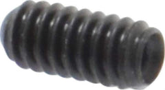 Made in USA - #2-56 UNC, 3/16" Length Under Head, Cup Point Set Screw - Grade 8 Alloy Steel, 0.035" Key - USA Tool & Supply