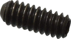Made in USA - #3-48 UNC, 1/4" Length Under Head, Cup Point Set Screw - Grade 8 Alloy Steel, 0.05" Key - USA Tool & Supply