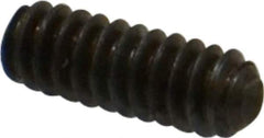 Made in USA - #4-40 UNC, 5/16" Length Under Head, Cup Point Set Screw - Grade 8 Alloy Steel, 0.05" Key - USA Tool & Supply