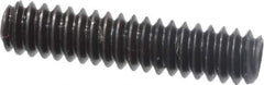 Made in USA - #4-40 UNC, 1/2" Length Under Head, Cup Point Set Screw - Grade 8 Alloy Steel, 0.05" Key - USA Tool & Supply