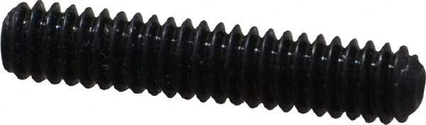 Made in USA - #5-40 UNC, 5/8" Length Under Head, Cup Point Set Screw - Grade 8 Alloy Steel, 1/16" Key - USA Tool & Supply