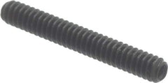Made in USA - #6-32 UNC, 1" Length Under Head, Cup Point Set Screw - Grade 8 Alloy Steel, 1/16" Key - USA Tool & Supply
