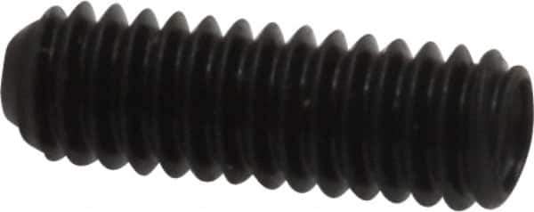 Made in USA - #8-32 UNC, 1/2" Length Under Head, Cup Point Set Screw - Grade 8 Alloy Steel, 5/64" Key - USA Tool & Supply