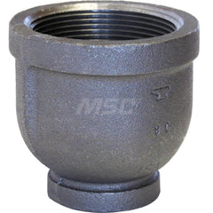 Black Reducing Coupling: 2 x 1-1/2″, 150 psi, Threaded Malleable Iron, Galvanized Finish, Class 150