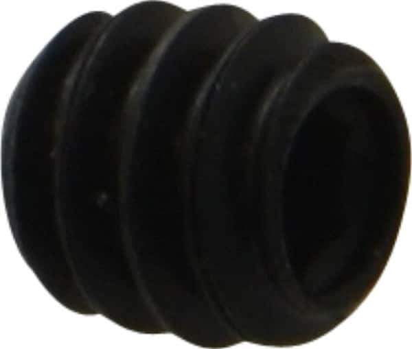 Made in USA - #10-24 UNC, 3/16" Length Under Head, Cup Point Set Screw - Grade 8 Alloy Steel, 3/32" Key - USA Tool & Supply
