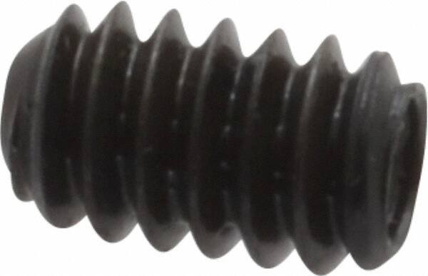 Made in USA - #10-24 UNC, 5/16" Length Under Head, Cup Point Set Screw - Grade 8 Alloy Steel, 3/32" Key - USA Tool & Supply