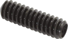 Made in USA - #10-24 UNC, 5/8" Length Under Head, Cup Point Set Screw - Grade 8 Alloy Steel, 3/32" Key - USA Tool & Supply