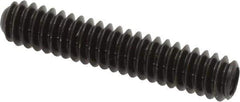 Made in USA - #10-24 UNC, 1" Length Under Head, Cup Point Set Screw - Grade 8 Alloy Steel, 3/32" Key - USA Tool & Supply