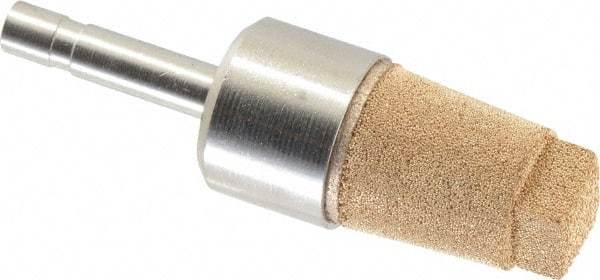 Legris - Plug In, 41.5mm OAL, Muffler - 175 Max psi, 4 CFM, 85 Decibel Rating, Sintered Bronze - USA Tool & Supply