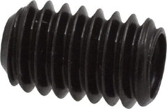 Made in USA - 5/16-18 UNC, 1/2" Length Under Head, Cup Point Set Screw - Grade 8 Alloy Steel, 5/32" Key - USA Tool & Supply