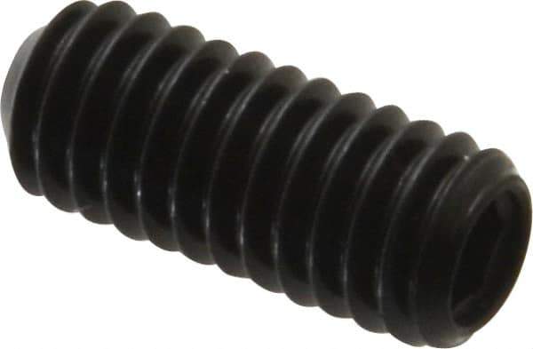 Made in USA - 5/16-18 UNC, 3/4" Length Under Head, Cup Point Set Screw - Grade 8 Alloy Steel, 5/32" Key - USA Tool & Supply