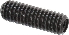 Made in USA - 5/16-18 UNC, 1" Length Under Head, Cup Point Set Screw - Grade 8 Alloy Steel, 5/32" Key - USA Tool & Supply