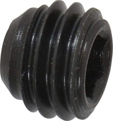 Made in USA - 1/2-13 UNC, 3/8" Length Under Head, Cup Point Set Screw - Grade 8 Alloy Steel, 1/4" Key - USA Tool & Supply