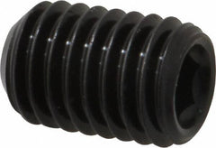 Made in USA - 1/2-13 UNC, 3/4" Length Under Head, Cup Point Set Screw - Grade 8 Alloy Steel, 1/4" Key - USA Tool & Supply