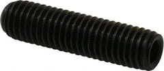 Made in USA - 1/2-13 UNC, 2" Length Under Head, Cup Point Set Screw - Grade 8 Alloy Steel, 1/4" Key - USA Tool & Supply