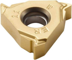 Seco - 16ER External Right Hand 11 Whitworth Laydown Threading Insert - Grade CP500, TiAlN/TiN Coated Carbide, 9.53mm Inscribed Circle - USA Tool & Supply
