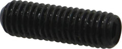 Made in USA - #10-32 UNF, 5/8" Length Under Head, Cup Point Set Screw - Grade 8 Alloy Steel, 3/32" Key - USA Tool & Supply