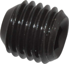 Made in USA - 5/16-24 UNF, 5/16" Length Under Head, Cup Point Set Screw - Grade 8 Alloy Steel, 5/32" Key - USA Tool & Supply