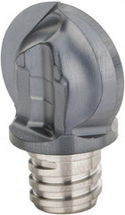 Iscar - MM HBR Grade IC908 Carbide Ball Nose Milling Tip Insert - TiAlN Finish, 2 Flutes, 5/8" Cutting Diam, 0.606" Extension - USA Tool & Supply
